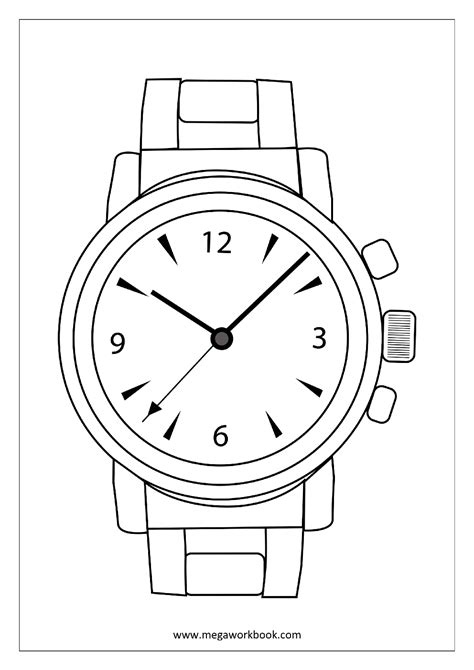 rolex coloring pages|wrist watch coloring pages.